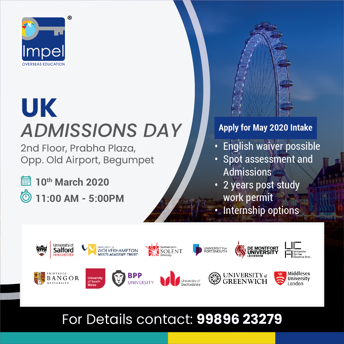 UK Admission Day - Apply for May 2020 Intake | Study in UK